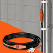 VEVOR Pipe Heating Cable 24FT 7W/FT Heat Tape for Pipes with Built-in Thermostat