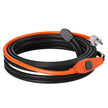 VEVOR Pipe Heating Cable 12FT 7W/FT Heat Tape for Pipes with Built-in Thermostat