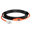 VEVOR Pipe Heating Cable 12FT 7W/FT Heat Tape for Pipes with Built-in Thermostat