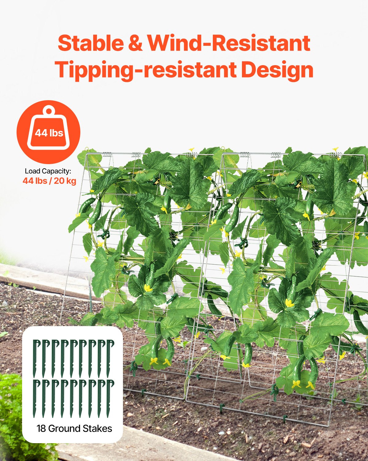 VEVOR A-Frame Cucumber Trellis 35