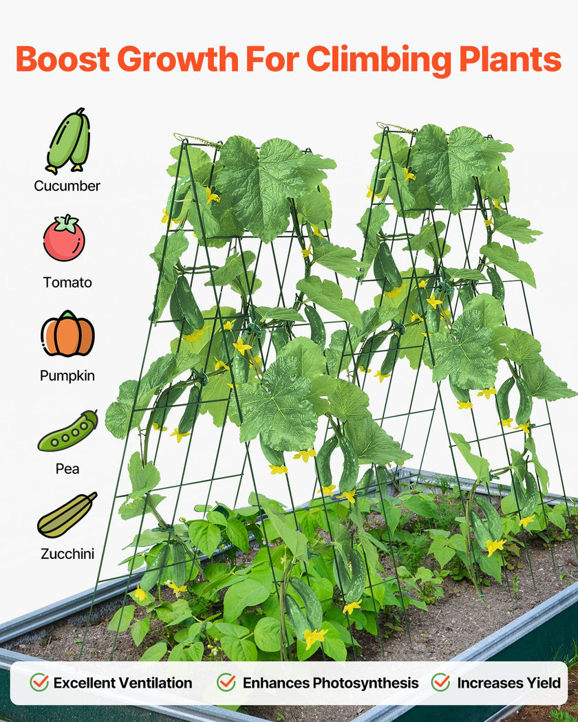 VEVOR A-Frame Cucumber Trellis 39