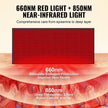 VEVOR Red Light Therapy Mat for Full Body, 1280PCS 3-Chip LED Light Therapy Pad & Controller, 10/40Hz Pulse, 10-90 Min Timer, 660nm Red & 850nm Near Infrared Light Therapy for Pain Relief, Skin Health