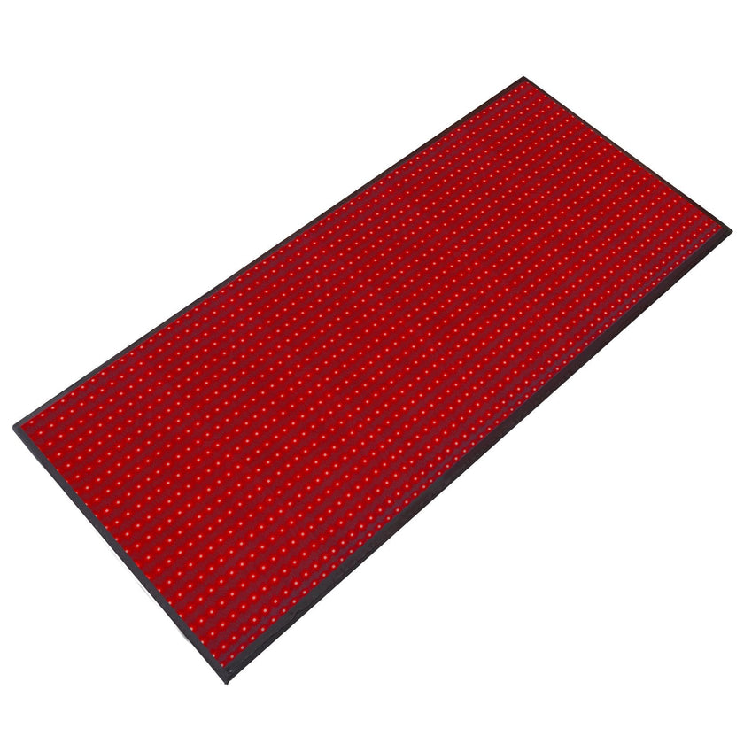 VEVOR Red Light Therapy Mat for Full Body, 1280PCS 3-Chip LED Light Therapy Pad & Controller, 10/40Hz Pulse, 10-90 Min Timer, 660nm Red & 850nm Near Infrared Light Therapy for Pain Relief, Skin Health