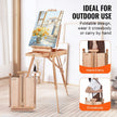 VEVOR French Easel Hold Canvas to 34