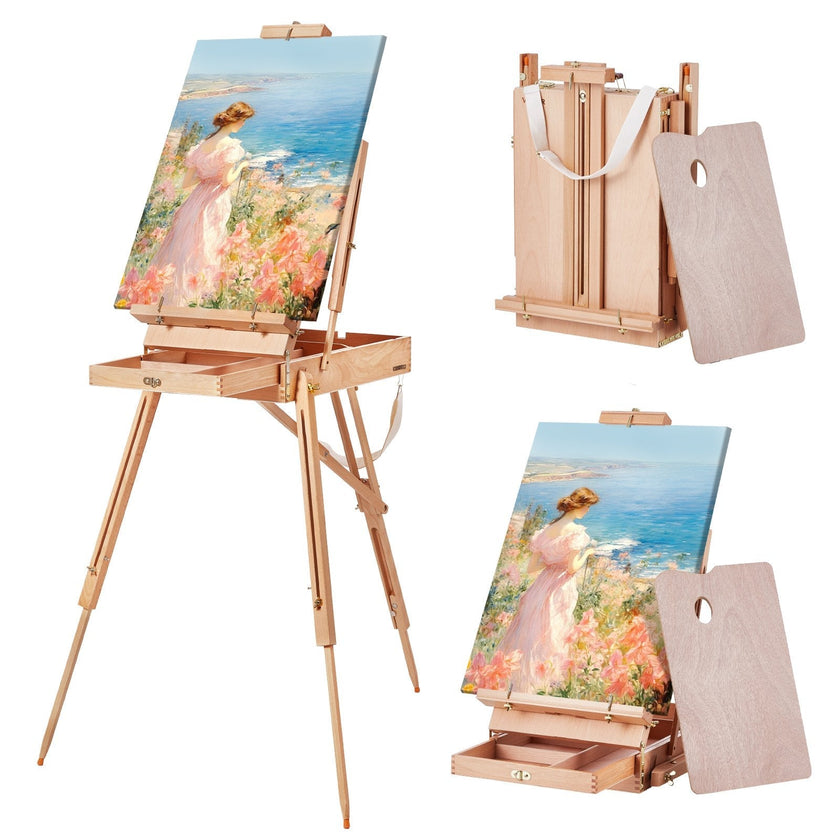 VEVOR French Easel Hold Canvas to 34