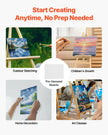 VEVOR Canvas Boards for Painting 48 Pack 11 x 14 Inch Blank Canvases for Painting