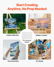 VEVOR Canvas Boards for Painting 24 Pack 12 x 16 Inch Blank Canvases for Painting