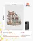 VEVOR Canvas Boards for Painting 24 Pack 12 x 16 Inch Blank Canvases for Painting