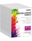 VEVOR Canvas Boards for Painting 60 Pack 8 x 10 Inch Blank Canvases for Painting