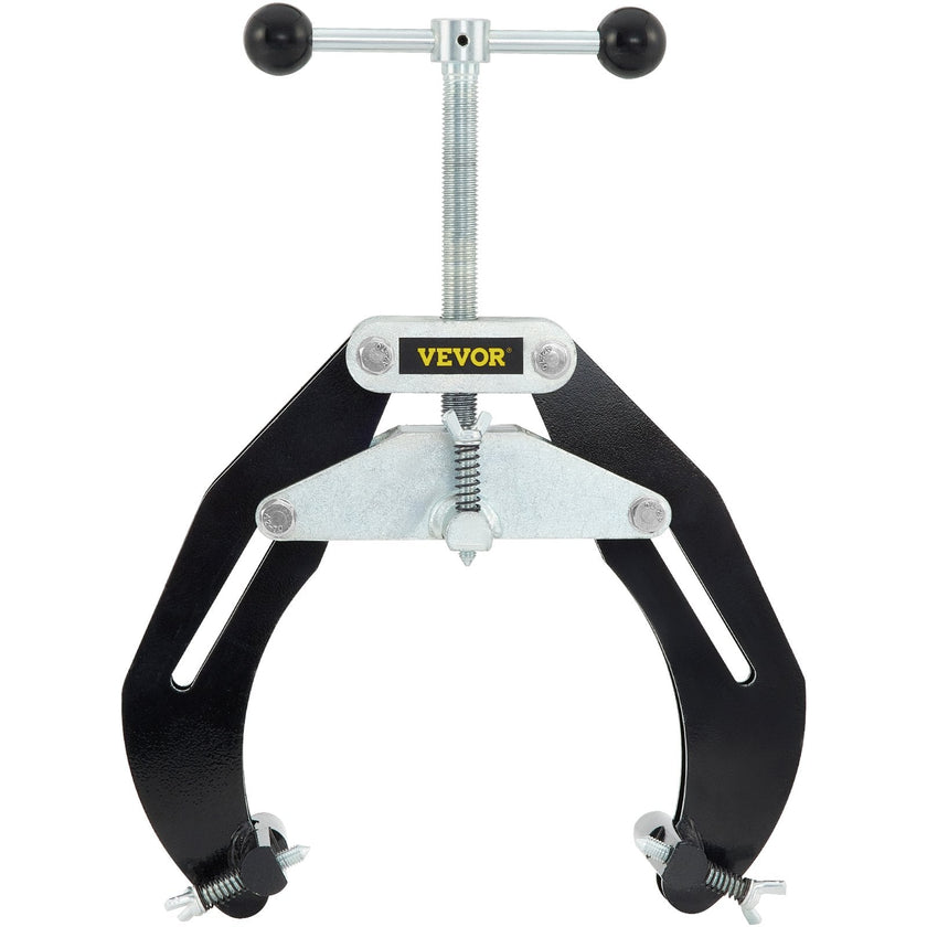 VEVOR Ultra Clamp, 2 to 6 In Diameter, High Strength Pipe Clamp with Quick Acting Screws, Steel Pipe Alignment Tool with Lightweight Design, Black