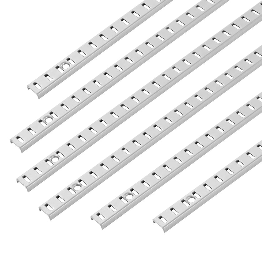 VEVOR Shelf Track 72.3-inch 20 Pack Adjustable Steel Wall Mounted Shelf Pilaster