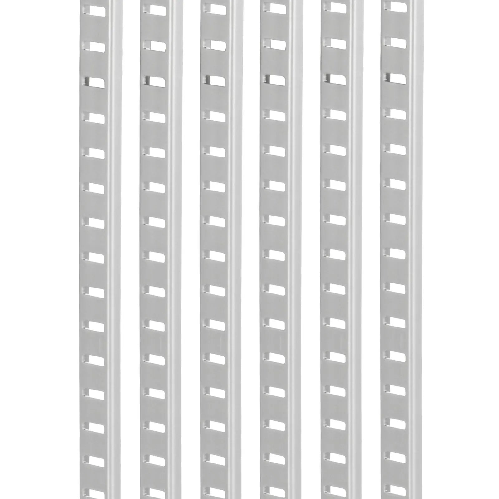 VEVOR Shelf Track 72.3-inch 20 Pack Adjustable Steel Wall Mounted Shelf Pilaster