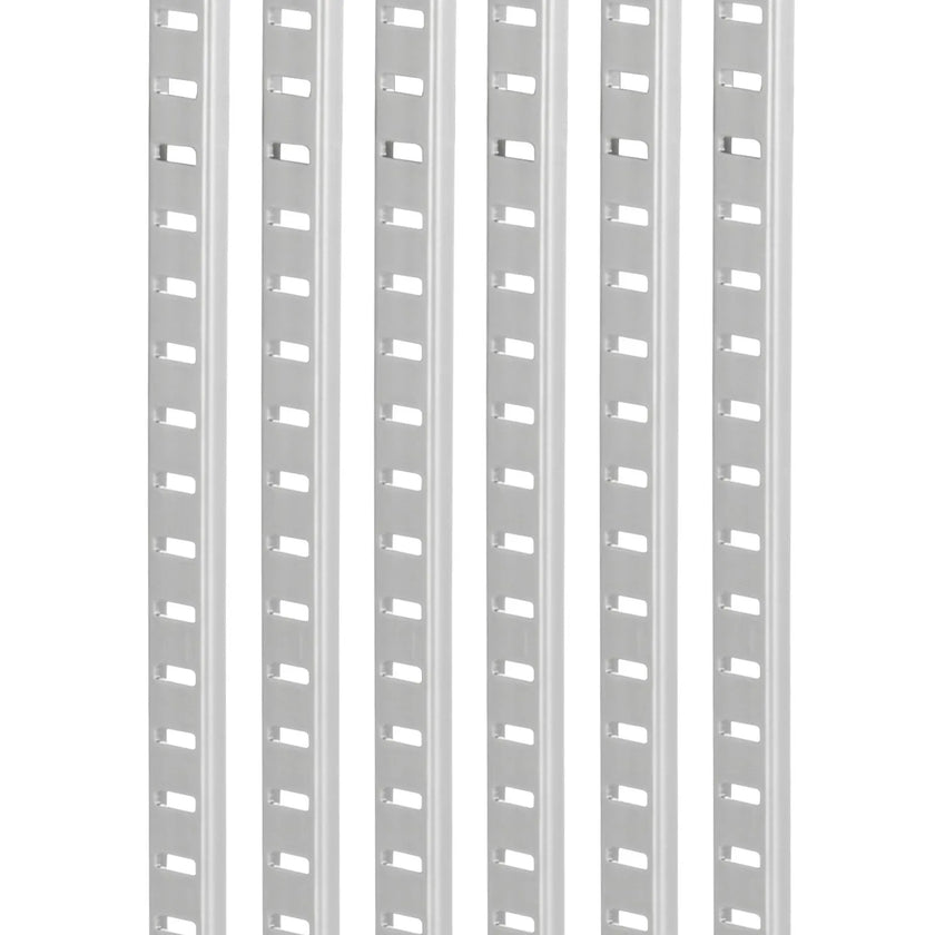 VEVOR Shelf Track 72.3-inch 20 Pack Adjustable Steel Wall Mounted Shelf Pilaster