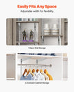 VEVOR Shelf Track 39-inch 10 Pack Adjustable Steel Wall Mounted Shelf Pilaster