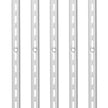 VEVOR Shelf Track 39-inch 10 Pack Adjustable Steel Wall Mounted Shelf Pilaster