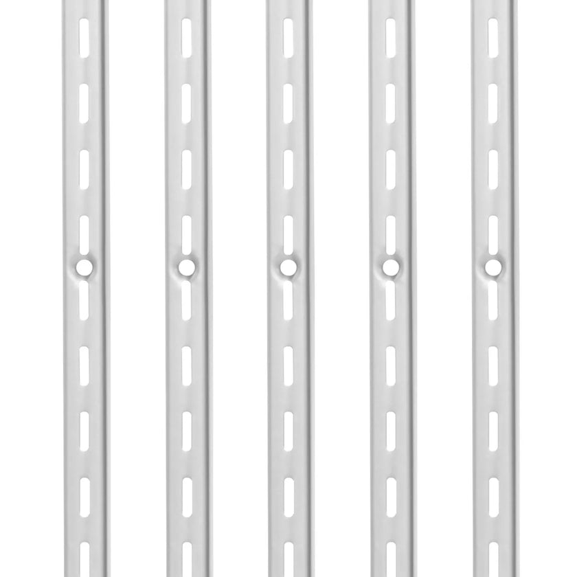VEVOR Shelf Track 39-inch 10 Pack Adjustable Steel Wall Mounted Shelf Pilaster