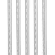VEVOR Shelf Track 39-inch 10 Pack Adjustable Steel Wall Mounted Shelf Pilaster