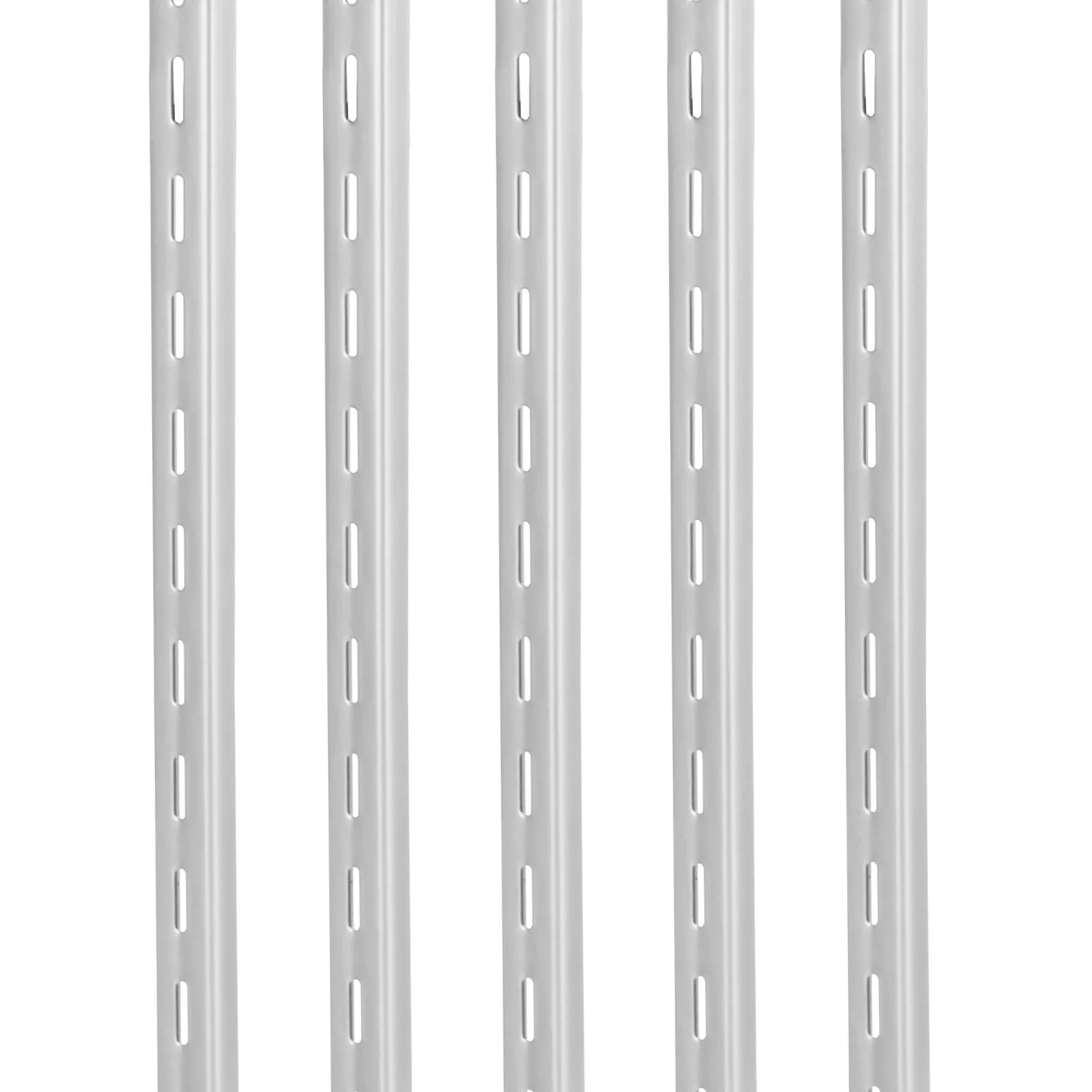 VEVOR Shelf Track 39-inch 10 Pack Adjustable Steel Wall Mounted Shelf Pilaster
