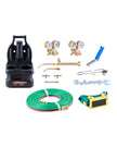 VEVOR Oxygen Acetylene Torch Kit 14PCS Gas Welding Set & Cylinder Holder Hose