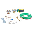VEVOR Oxygen Acetylene Torch Kit 14PCS Gas Welding Set & Cylinder Holder Hose