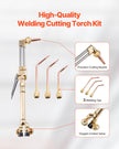 VEVOR Oxygen Acetylene Torch Kit 14PCS Gas Welding Cutting Set & Portable Case