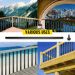 VEVOR Deck Balusters, 101 Pack Metal Deck Spindles, 26