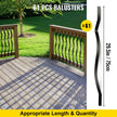 VEVOR Deck Balusters Metal Deck Spindles 61 Pack 29.5