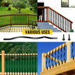 VEVOR Deck Balusters Metal Deck Spindles 26 Pack 32.25