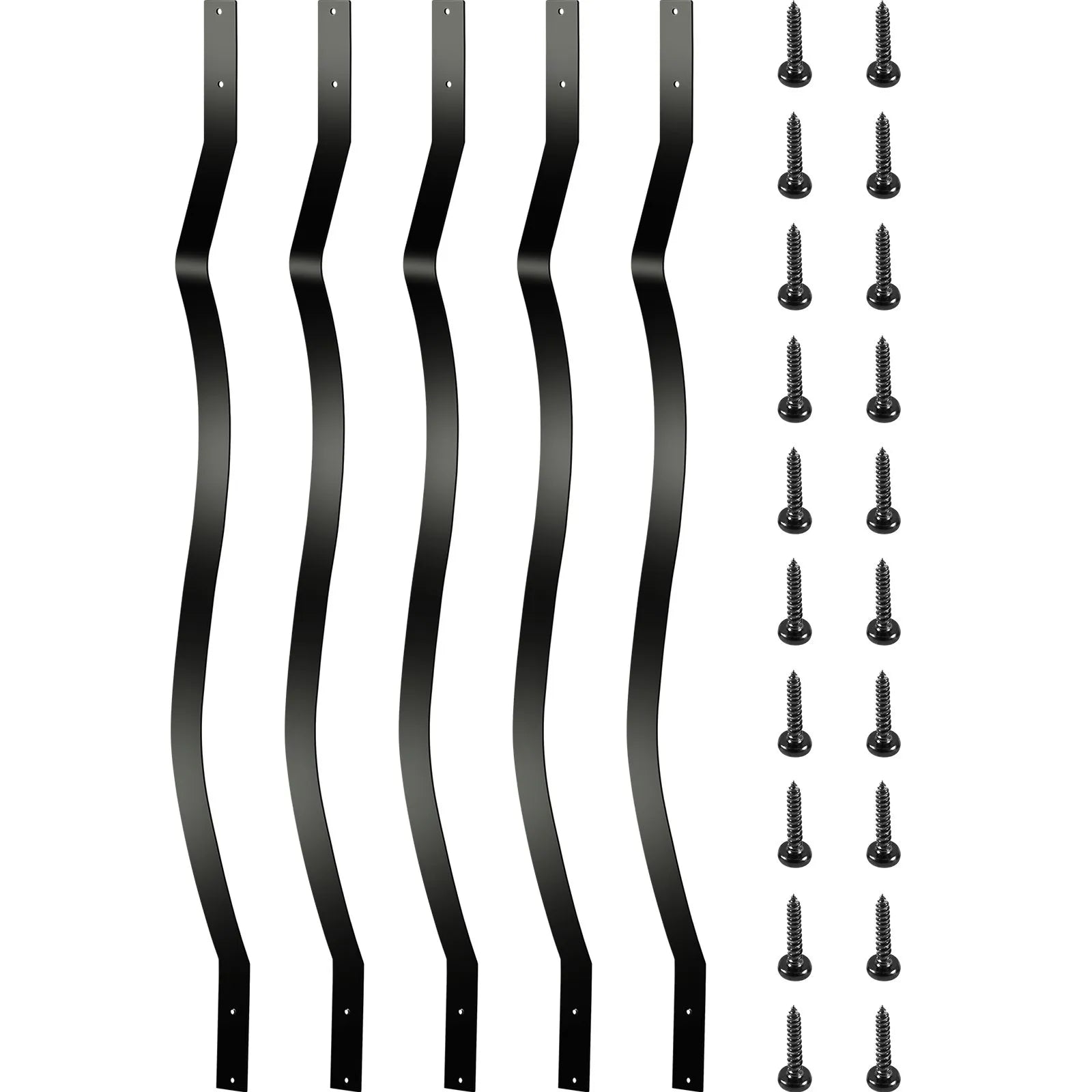 VEVOR Deck Balusters Metal Deck Spindles 61 Pack 32.25