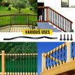 VEVOR Deck Balusters Metal Deck Spindles 61 Pack 32.25
