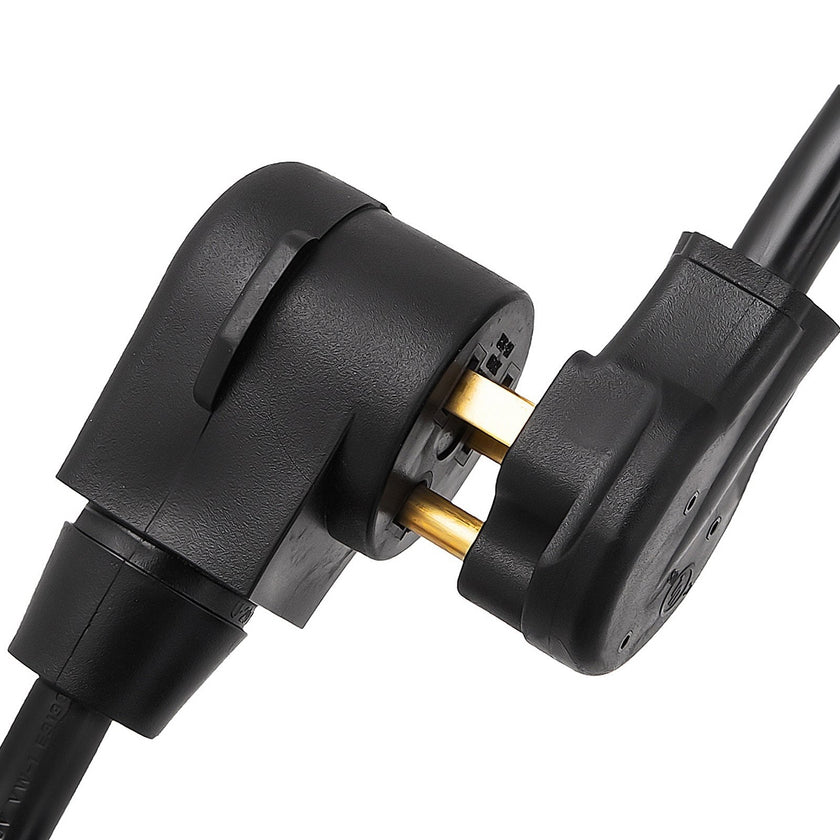 VEVOR Welding Extension Cord, 25 FT 40 AMP, 6-50P/6-50R 8/3 Heavy Duty Welding Cord, 8AWG 250V Welding Machine Cord, Suitable for MIG,Lincoln,Plasma,Miller,TIG