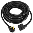 VEVOR Welding Extension Cord, 25 FT 40 AMP, 6-50P/6-50R 8/3 Heavy Duty Welding Cord, 8AWG 250V Welding Machine Cord, Suitable for MIG,Lincoln,Plasma,Miller,TIG
