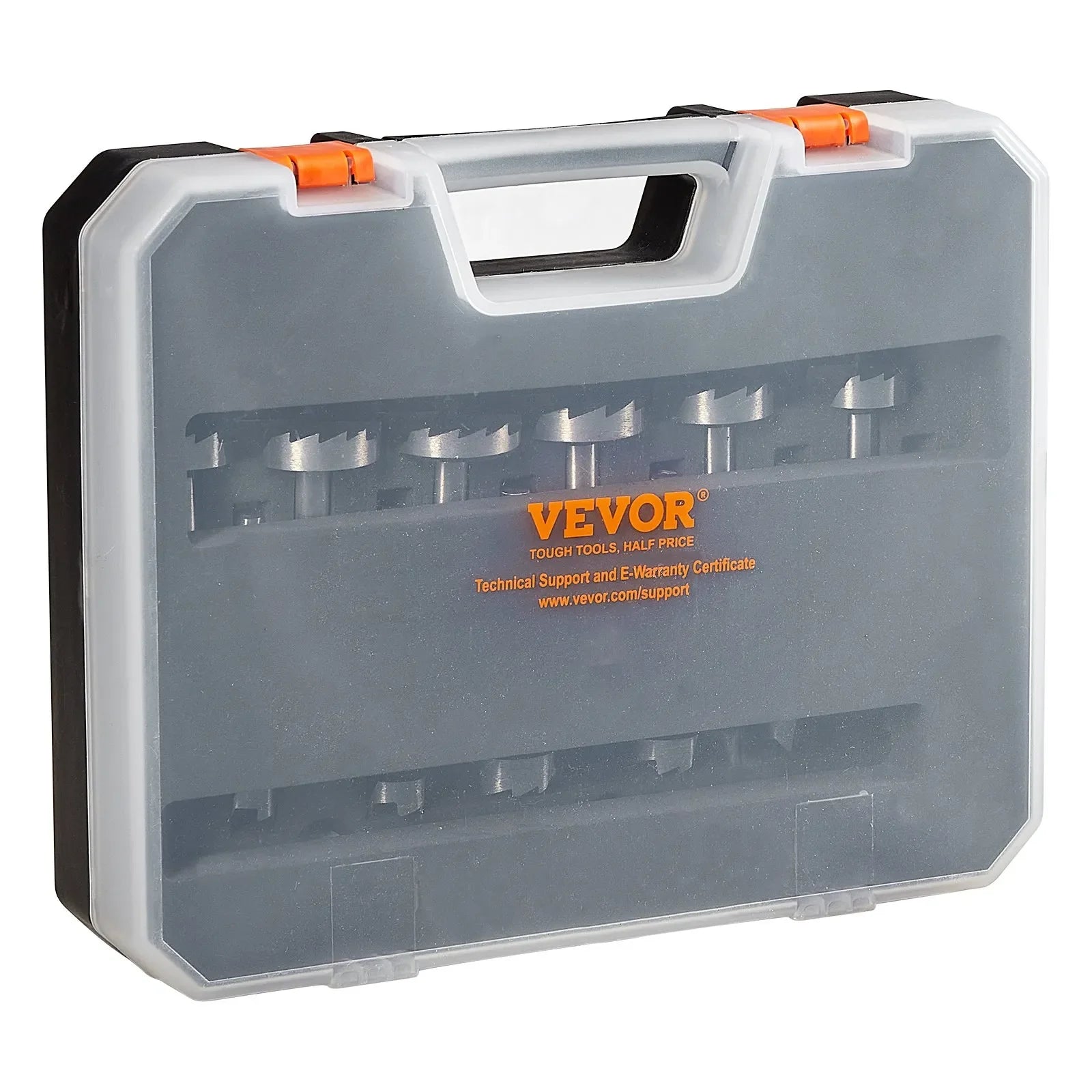 VEVOR Forstner Bit Set, 16 Pcs Forstner Drill Bits Set, 1/4