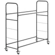 VEVOR Rolling Tire Storage Rack 2-Shelf Tire Holder Hold up to 12 Standard Tires