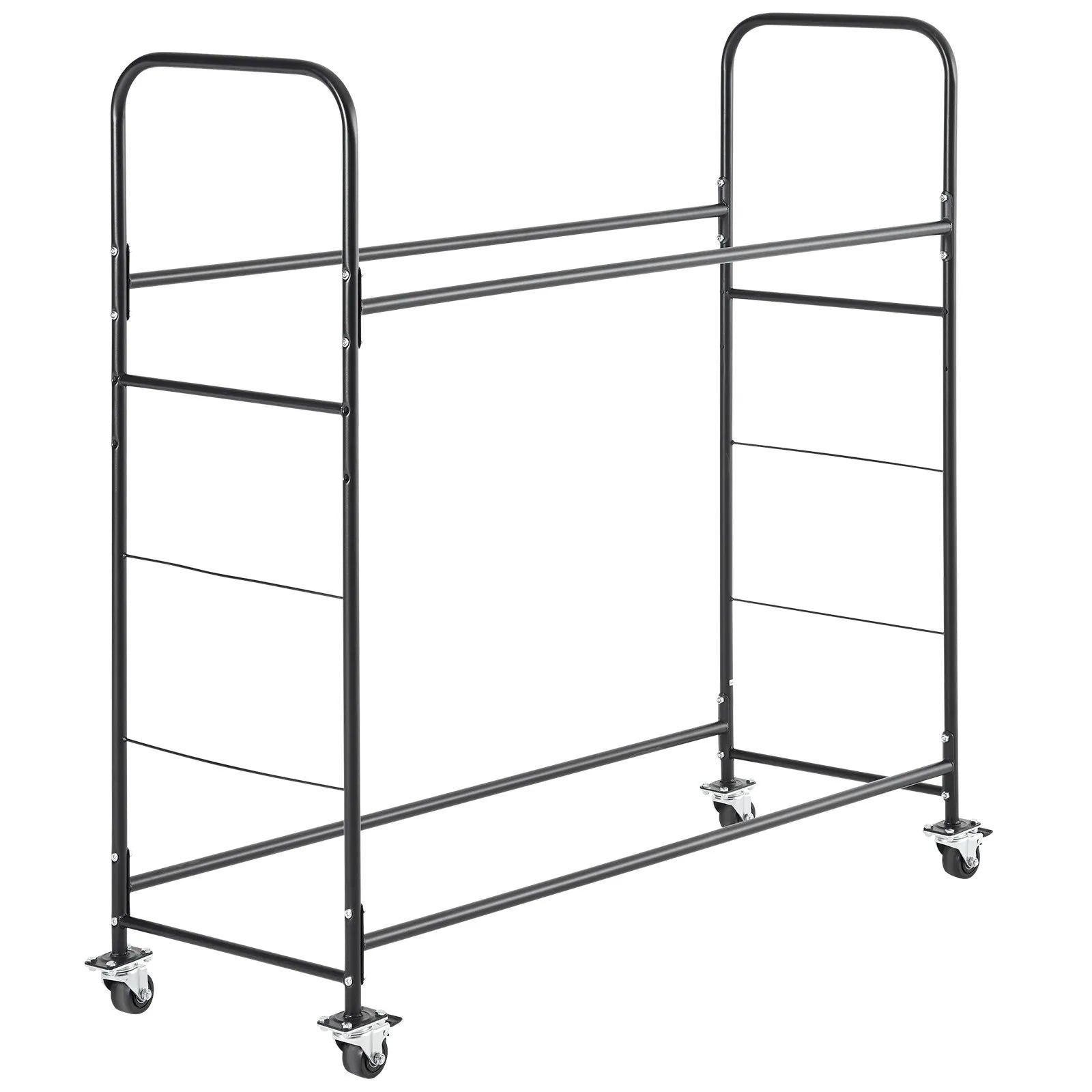 VEVOR Rolling Tire Storage Rack 2-Shelf Tire Holder Hold up to 12 Standard Tires