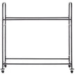 VEVOR Rolling Tire Storage Rack 2-Shelf Tire Holder Hold up to 12 Standard Tires