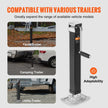 VEVOR Trailer Jack, Trailer Tongue Jack Welding-on 8000 lb Weight Capacity, Trailer Jack Stand with Handle for lifting RV Trailer, Horse Trailer, Utility Trailer, Yacht Trailer