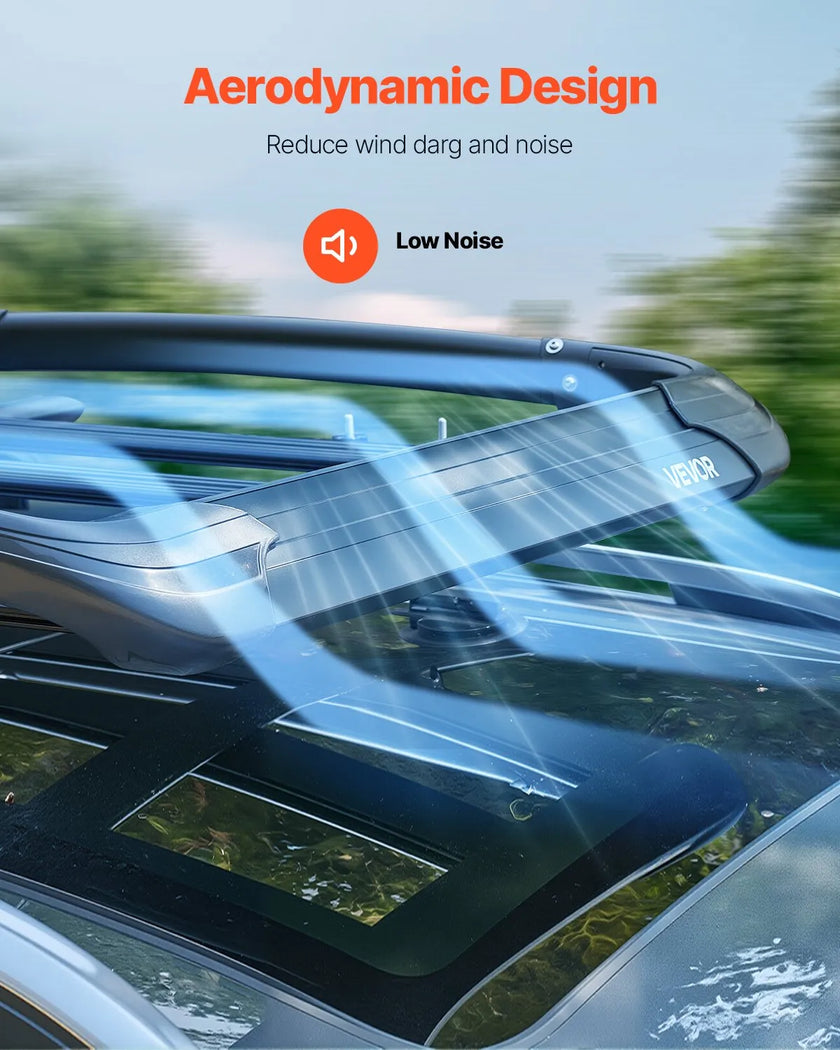 VEVOR Roof Rack Cargo Carrier Basket 48 x 40 x 5.6 in Car Top Luggage Holder