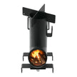 VEVOR Camping Rocket Stove, Portable Wood Burning Stove with Carrying Bag for Backpacking & Outdoor Cooking