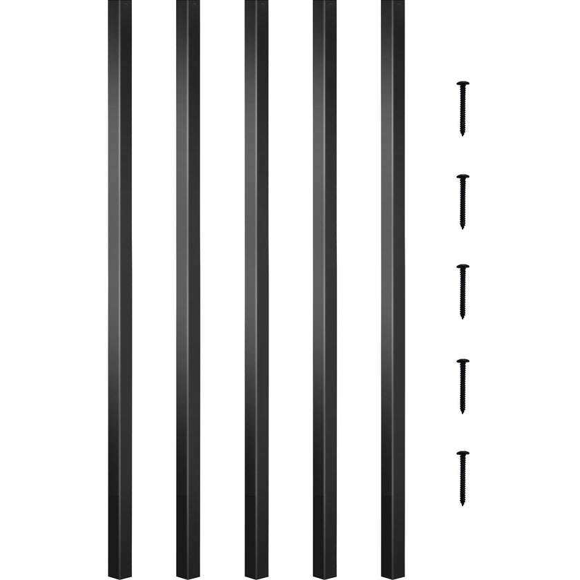 VEVOR Deck Balusters, 101 Pack Metal Deck Spindles, 26