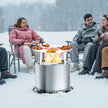 VEVOR Fire Pit Heat Deflector for Solo Stove Yukon 20 in Bonfire Stainless Steel