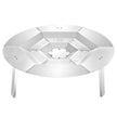 VEVOR Fire Pit Heat Deflector for Solo Stove Yukon 27 in Bonfire Stainless Steel