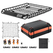 VEVOR Roof Rack Cargo Carrier Basket 51 x 36 x 4.1 in Car Top Luggage Holder Bag