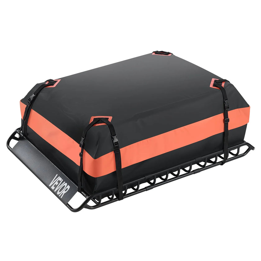 VEVOR Roof Rack Cargo Carrier Basket 51 x 36 x 4.1 in Car Top Luggage Holder Bag