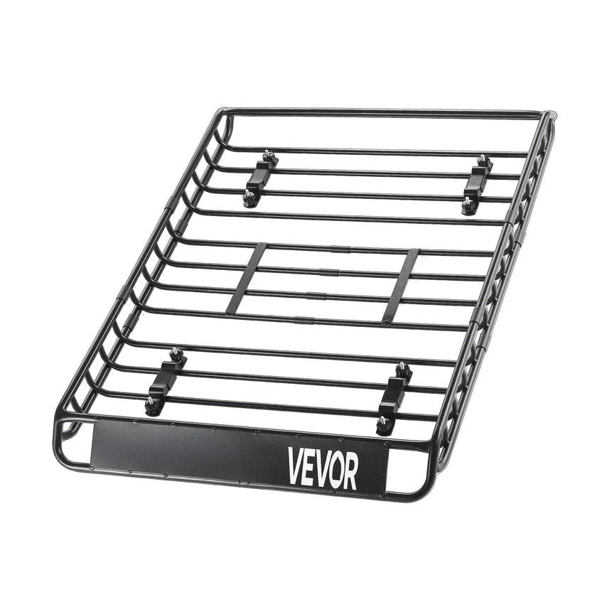 VEVOR Roof Rack Cargo Carrier Basket 51 x 36 x 4.1 in Car Top Luggage Holder Bag