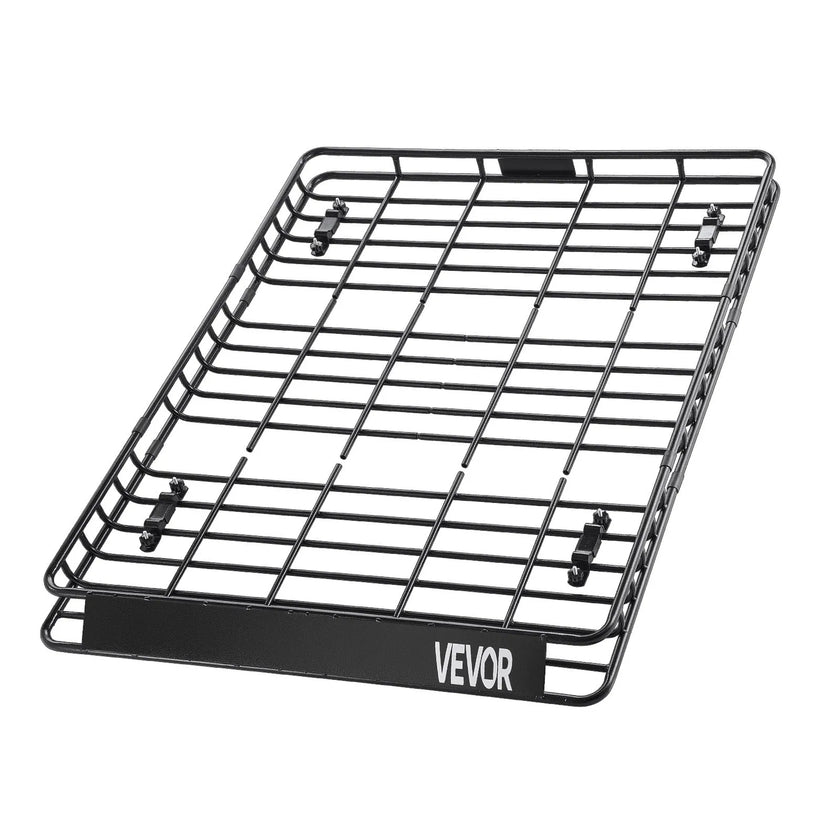 VEVOR Roof Rack Cargo Carrier Basket 64 x 50 x 4.1 in Car Top Luggage Holder Net