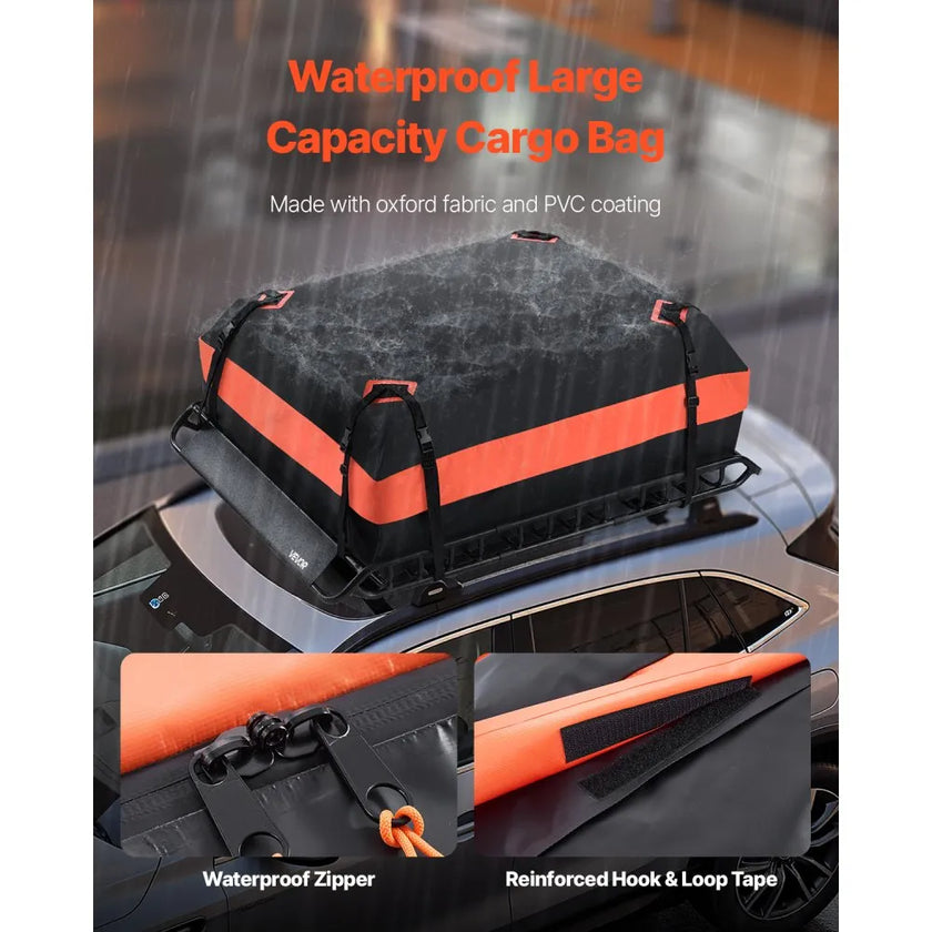 Universal Roof Rack Basket with Waterproof Cargo Bag – 51