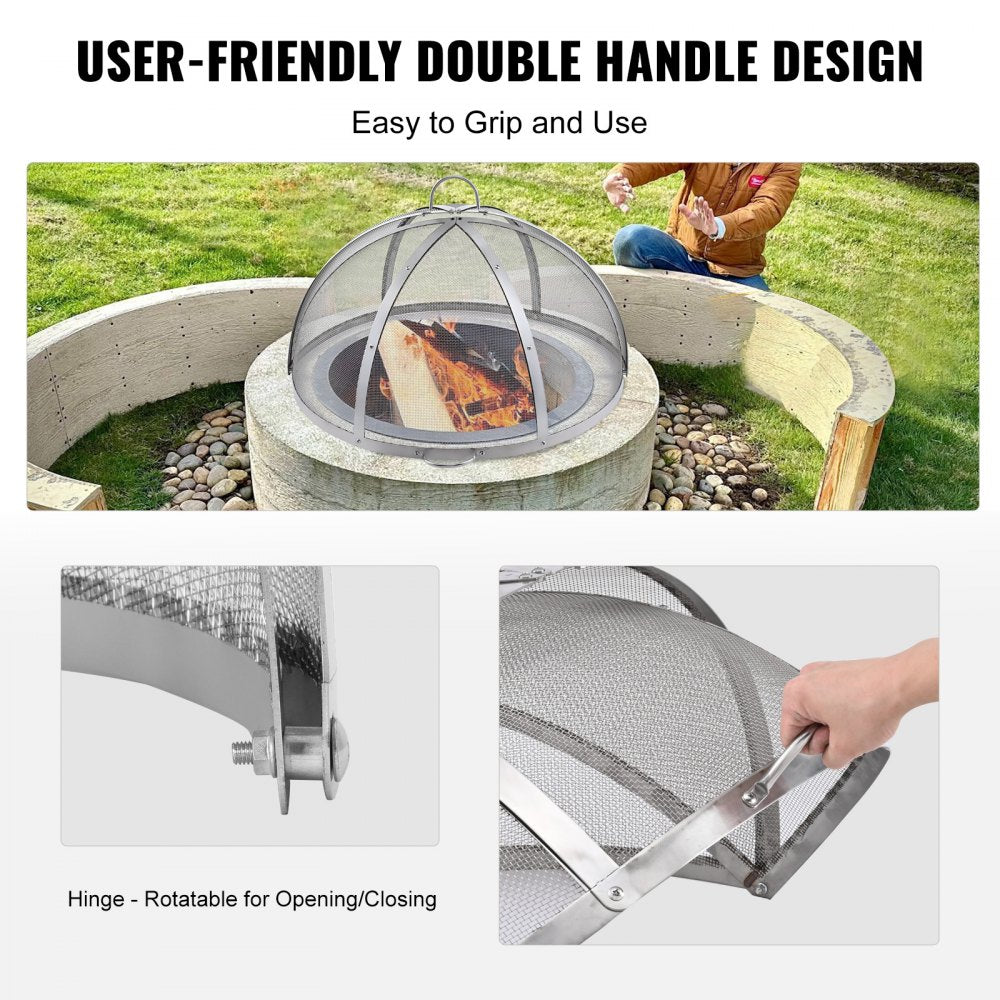 VEVOR Firepit Spark Screen Lid, 36