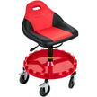 VEVOR Rolling Garage Stool, 300LBS Capacity, 18