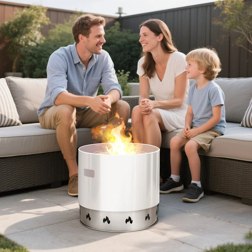 VEVOR Fire Pit Stand for Solo Stove Bonfire 19.5 Inch Smokeless Fire Pit Ring